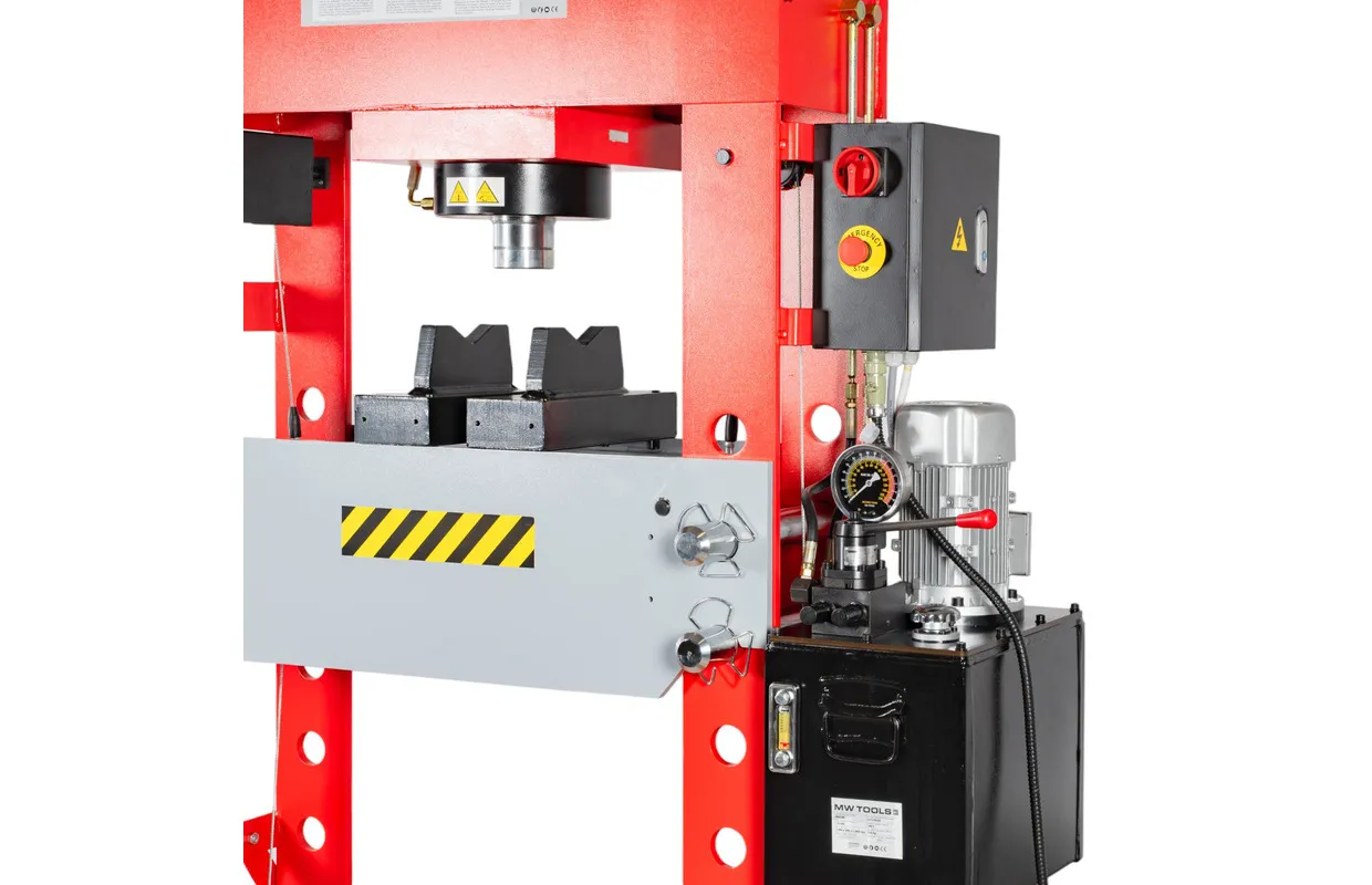ELEKTROHYDRAULISCHE WERKPLAATSPERS 100T MOBIELE CILINDER MW TOOLS